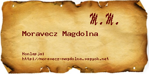 Moravecz Magdolna névjegykártya